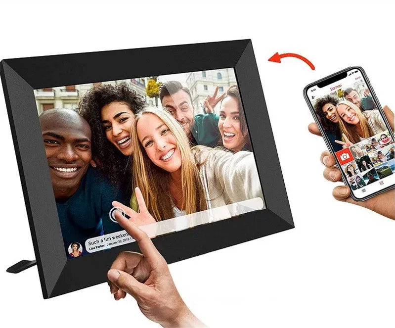 

21.5 - inch 1920*1080 IPS Touch Screen Frameo Cloud Digital Picture Frame Effortless Family Photo Sharing via Frameo