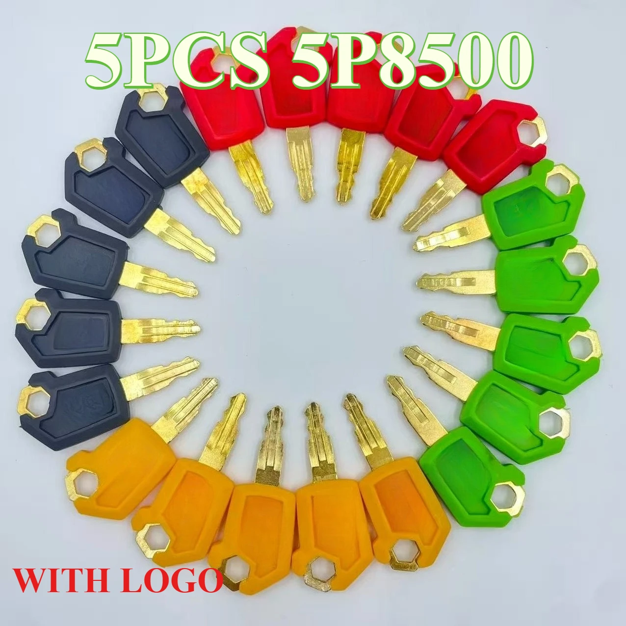 

5 шт. высококачественных ключей 5P8500 для зажигания и замка двери экскаваторов, бульдозеров, погрузчиков E307, 313, 315, 320D