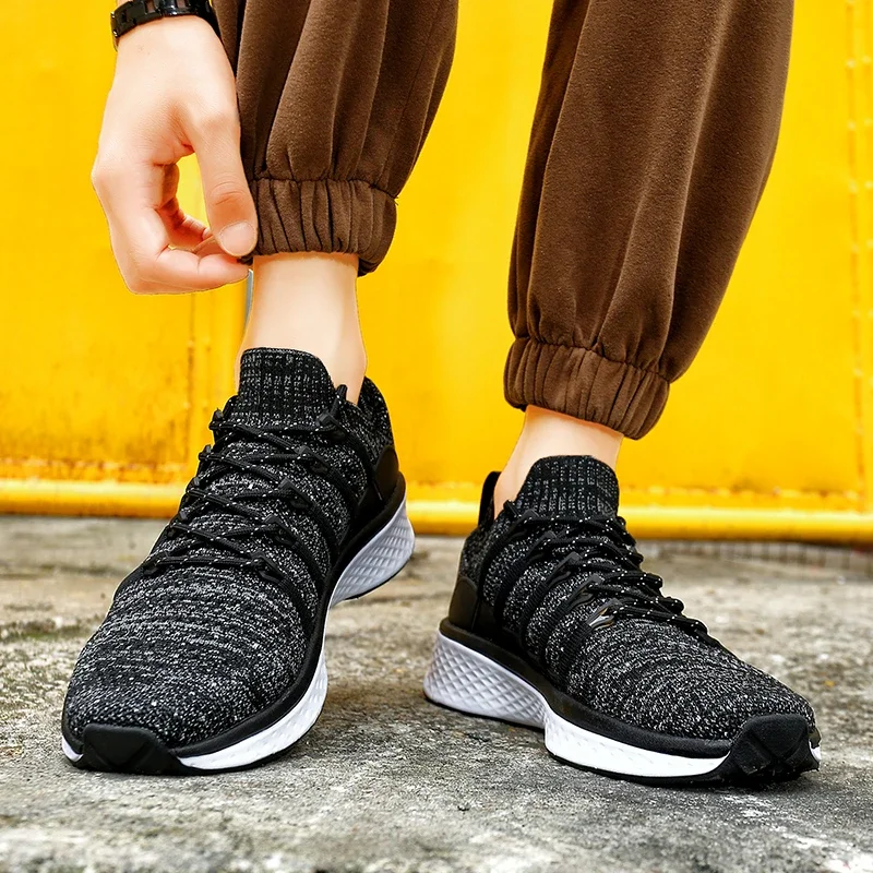 

Men's Shoes on Sale 2023 New Lace Up Men's Vulcanize Shoes Autumn Mixed Colors Net Cloth Breathable Low-heeled Casual Shoes