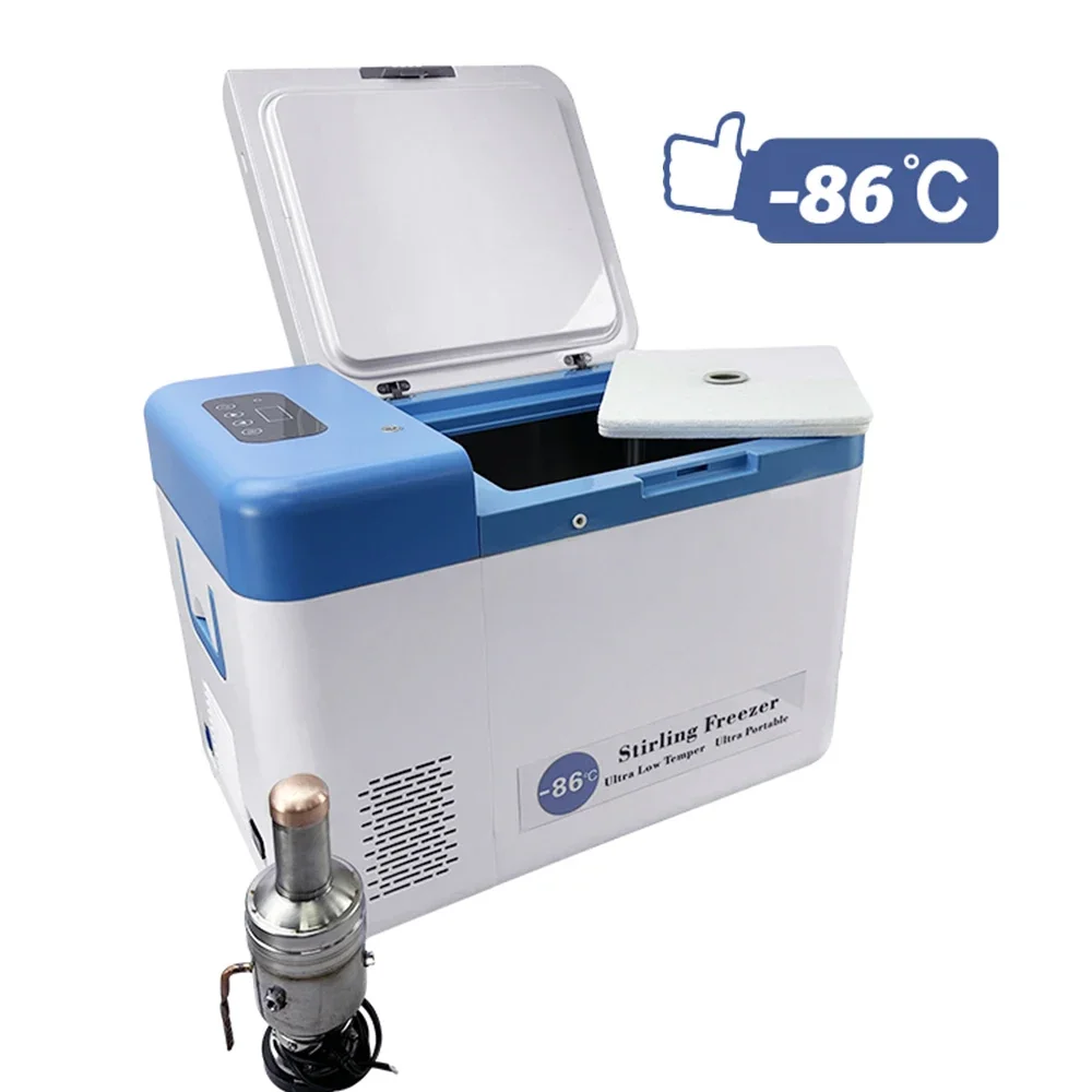 

Refport -86C Ultra Low Temp Transfer Freezer Portable Medical Laboratory Deep Freezer For Hospital