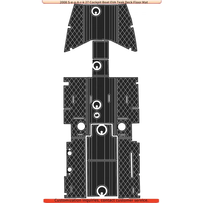 

Fit 2008 S-e-a-A-r-k 27 Cockpit customized marine EVA Boat Flooring Foam deck flooring evaboatflooring 6mm 3-Adhesive