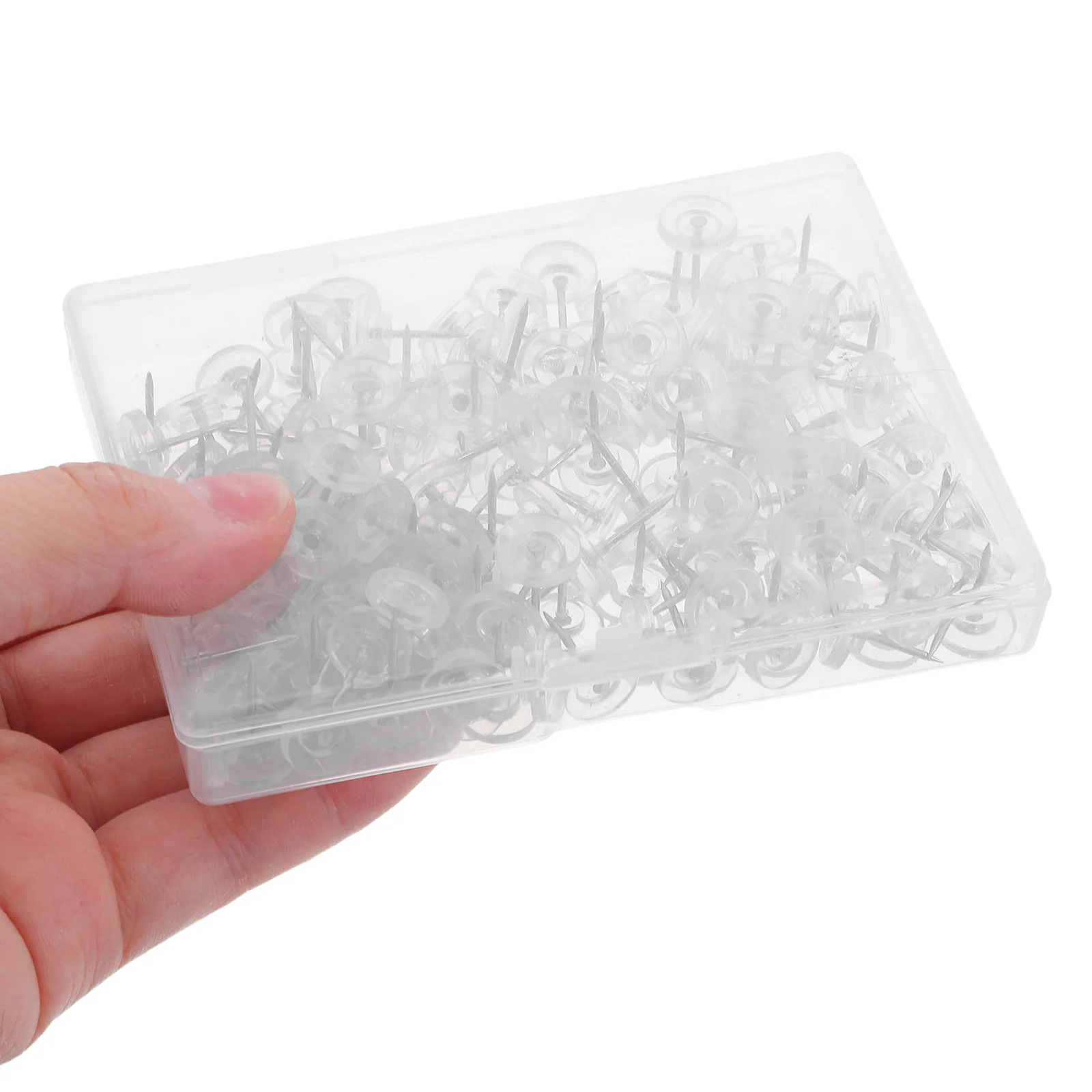 

300Pcs Transparent Gear Cap Push Pins Clear Office School Cork Board Photos Calendar Map Hangings Calendar Hangings