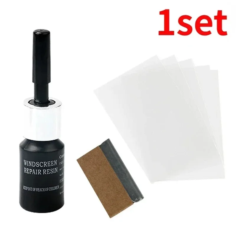 Car Windscreen Crack Repair Fluid Glass Scratch Repair Tool Glass Curing Adhesive Auto Glasses Scratch Crack Repairs Agent