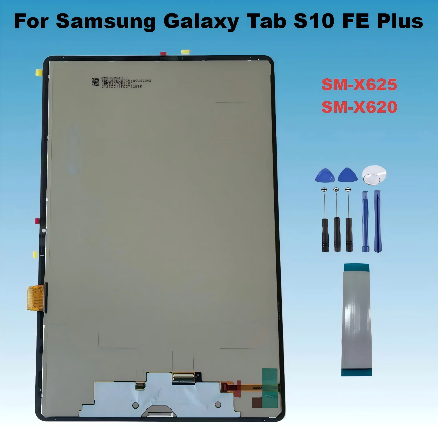 

AAA 13.1" For Samsung Galaxy Tab S10 FE Plus LCD X620 X625 SM-X625 SM-X620 Screen Touch Display Digitizer Assembly Replacement