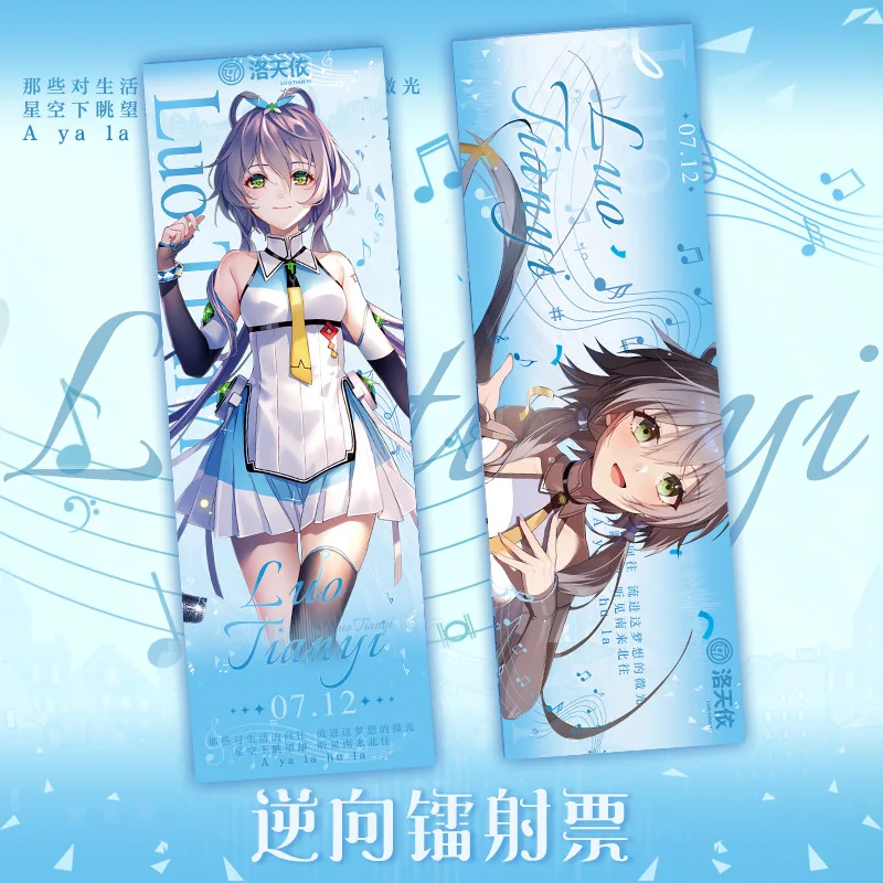 Hatsune Miku Bookmark Collection Cards Sparkle Laser Ticket Collection Fans Gift ACG Sexy Anime Card Fans Gift