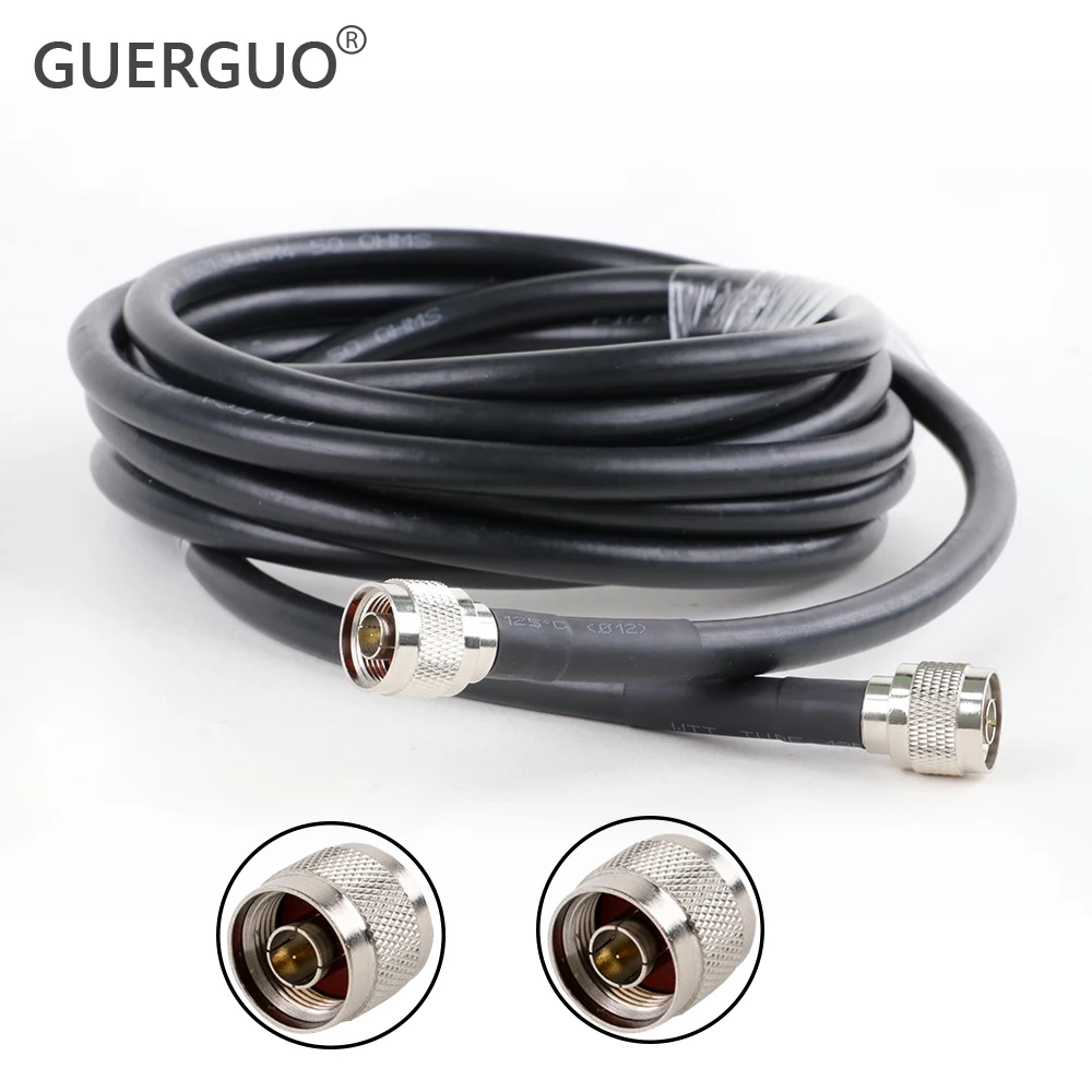 LMR400 Coaxial Cable N Male to N Male N Female Connector 50 Ohm RF Extension Jumper Pigtail Adapter 50-7 Cord