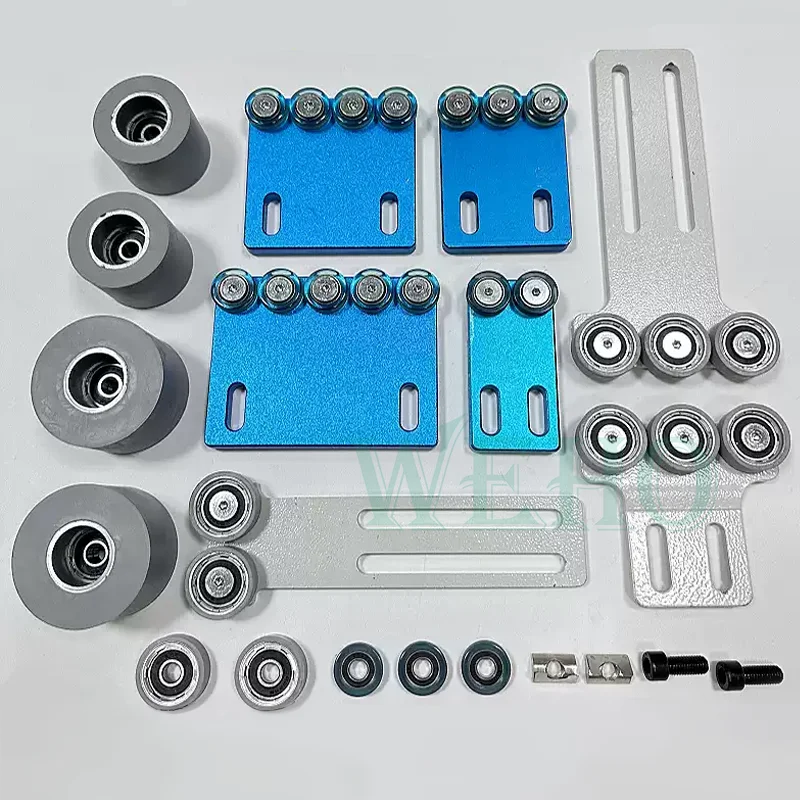 Narrow Plate Auxiliary Wheel Edge Banding Machine Anti-Deviation Feeding Roller Rubber PU Roller Woodworking Machinery Parts
