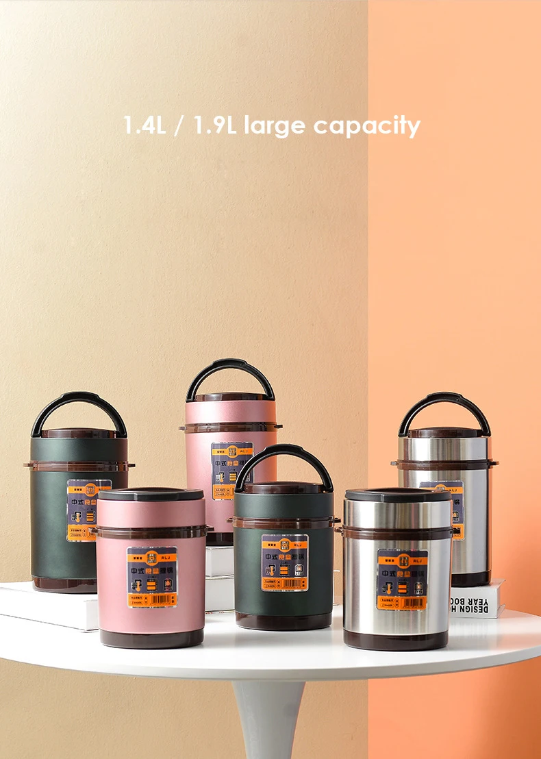 Lunch Box multistrato in acciaio inossidabile per bambini Thermos Food Jar Bento Box con tazza da zuppa contenitore per Snack giapponese contenitore