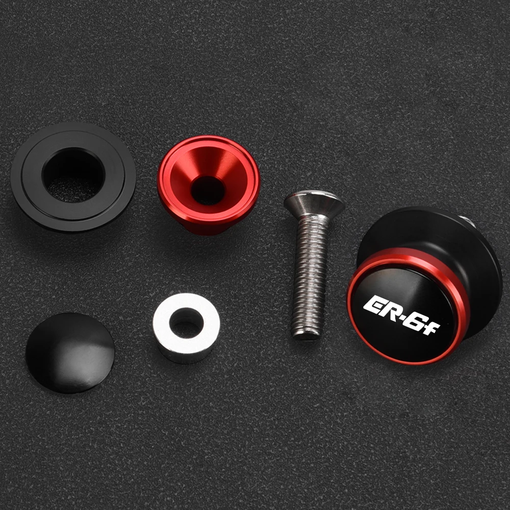 ER-6F Motorcycles For KAWASAKI ER6F 2009 2010 2011 2012 2013 2014 2015 2016 2017 8MM Swingarm Spools Rear Stand Screws Sliders