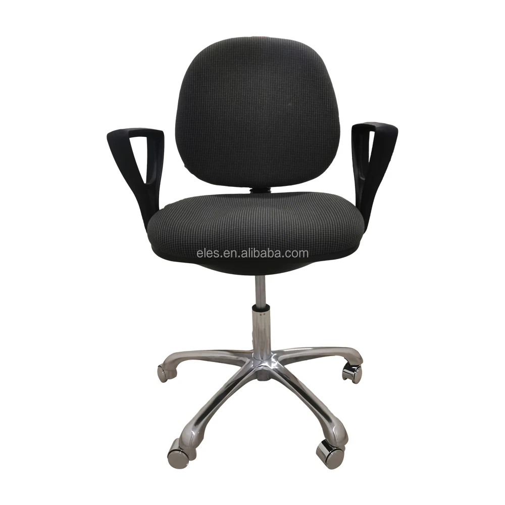 

Antistatic Leather Fabric Office Chair With Armrest Industrial Chair Height Adjustable Anti-static Pu fabric Leather ESD Chair