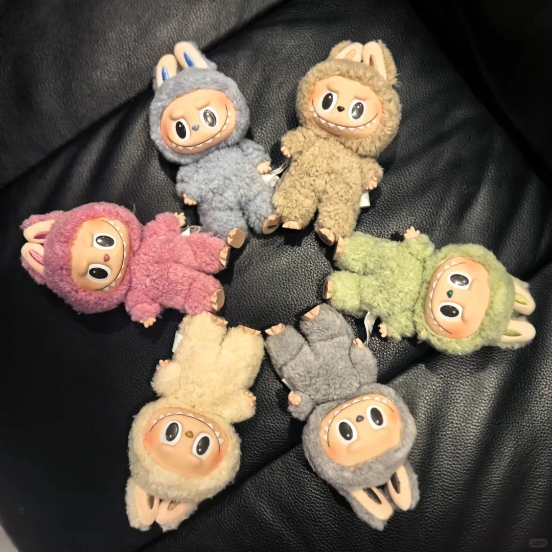 POP MART LABUBU THE MONSTERS Emozionante Macaron Vinile Face Blind Box Toys Kawaii Anime Action Figure Regali a sorpresa in magazzino