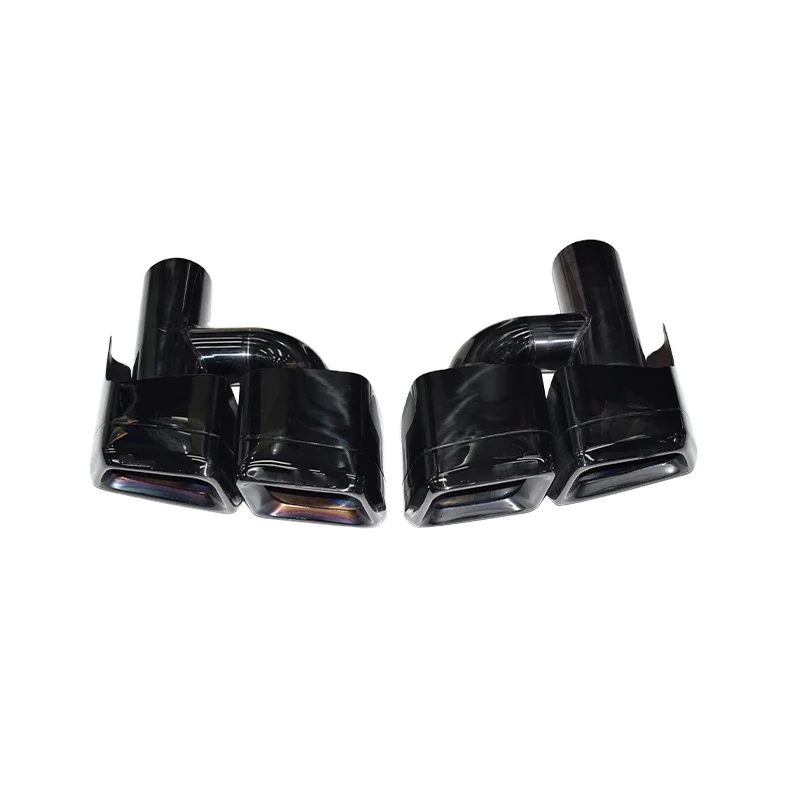 

for Mercedes-Benz C-Class W204 W205 E-Class W212 W218 S-Clas W221 Upgrade Benz AMG63 Four-Outet H Rectangle Exhaust Tail Pipe