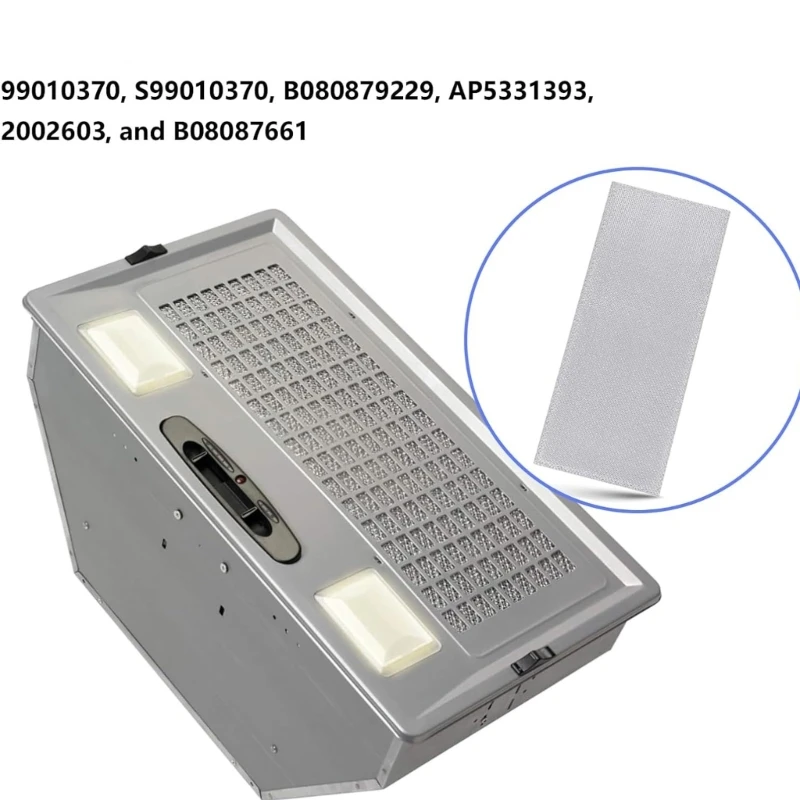 S99010370 الألومنيوم شبكة غطاء محرك السيارة استبدال مرشح ل Nutone PM250 PM390 517C