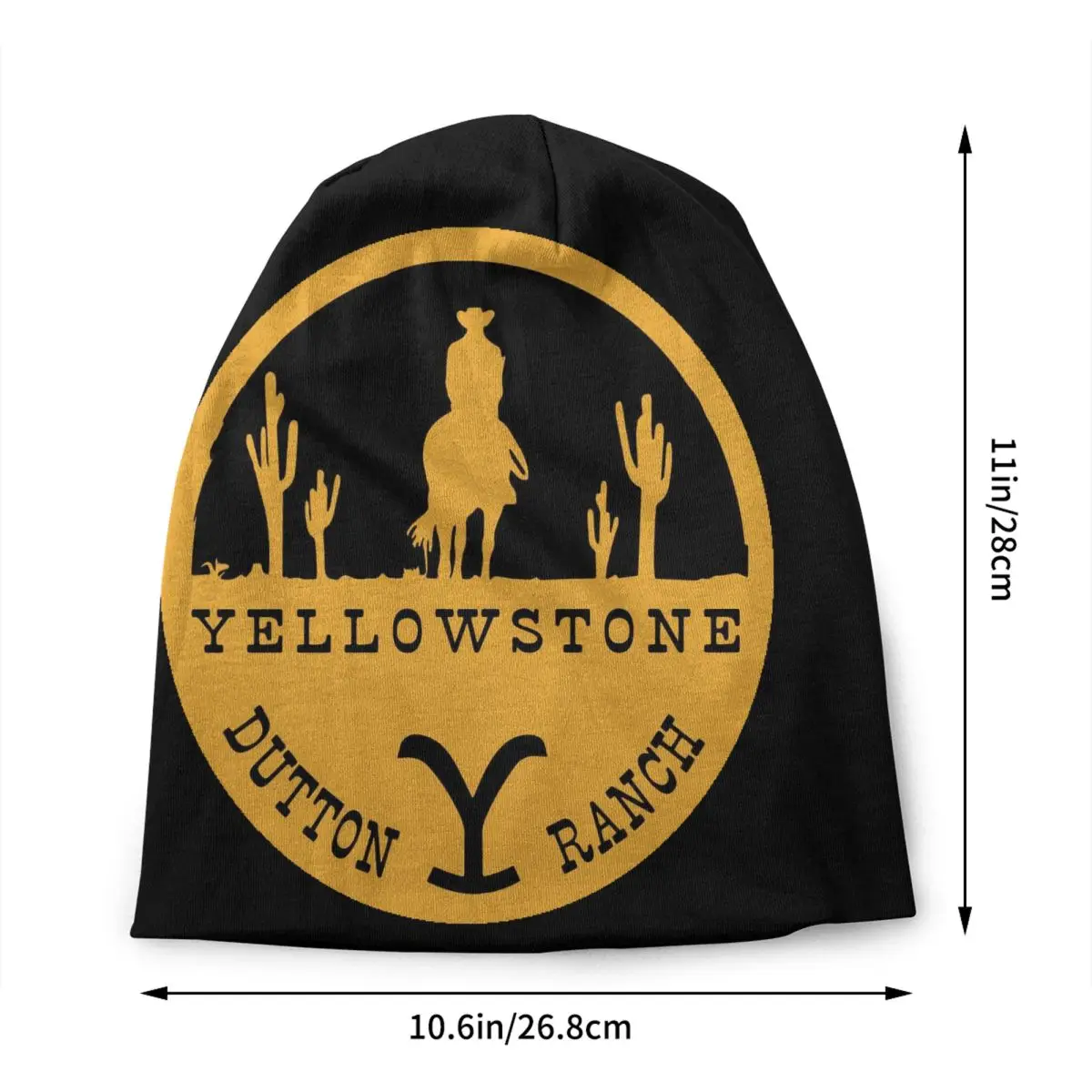 Yellowstone Skullies Beanies Caps Men Women Unisex Outdoor Winter Warm Knit Hat Adult Dutton Ranch Montana Bonnet Hats