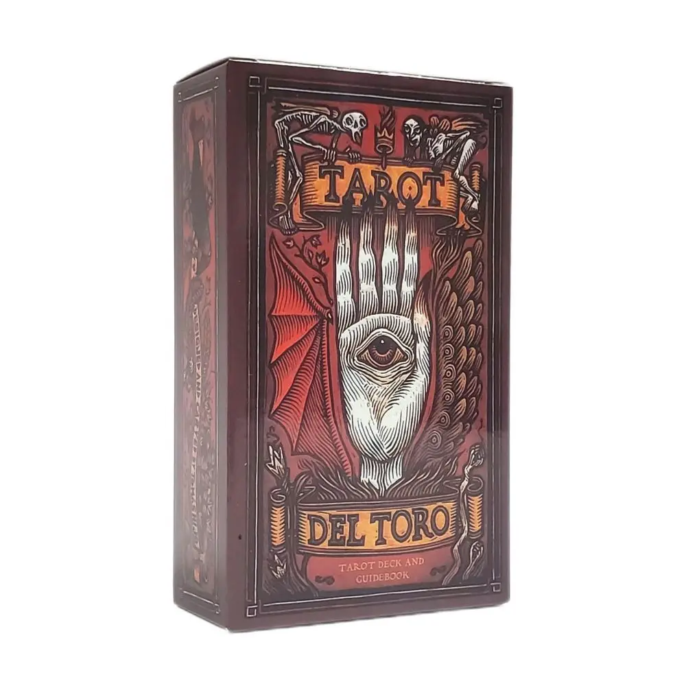 12*7cm Tarot Del Toro: A Tarot Deck and Guidebook Inspired By The World of Guillermo Del Toro 78 Pcs Cards with Guidebook