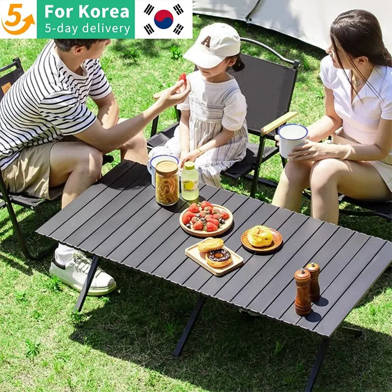 Outdoor Folding Table Portable Egg Roll Table Picnic Camping Table Car Mounted Rent House Picnic Table Complimentary Storage Bag