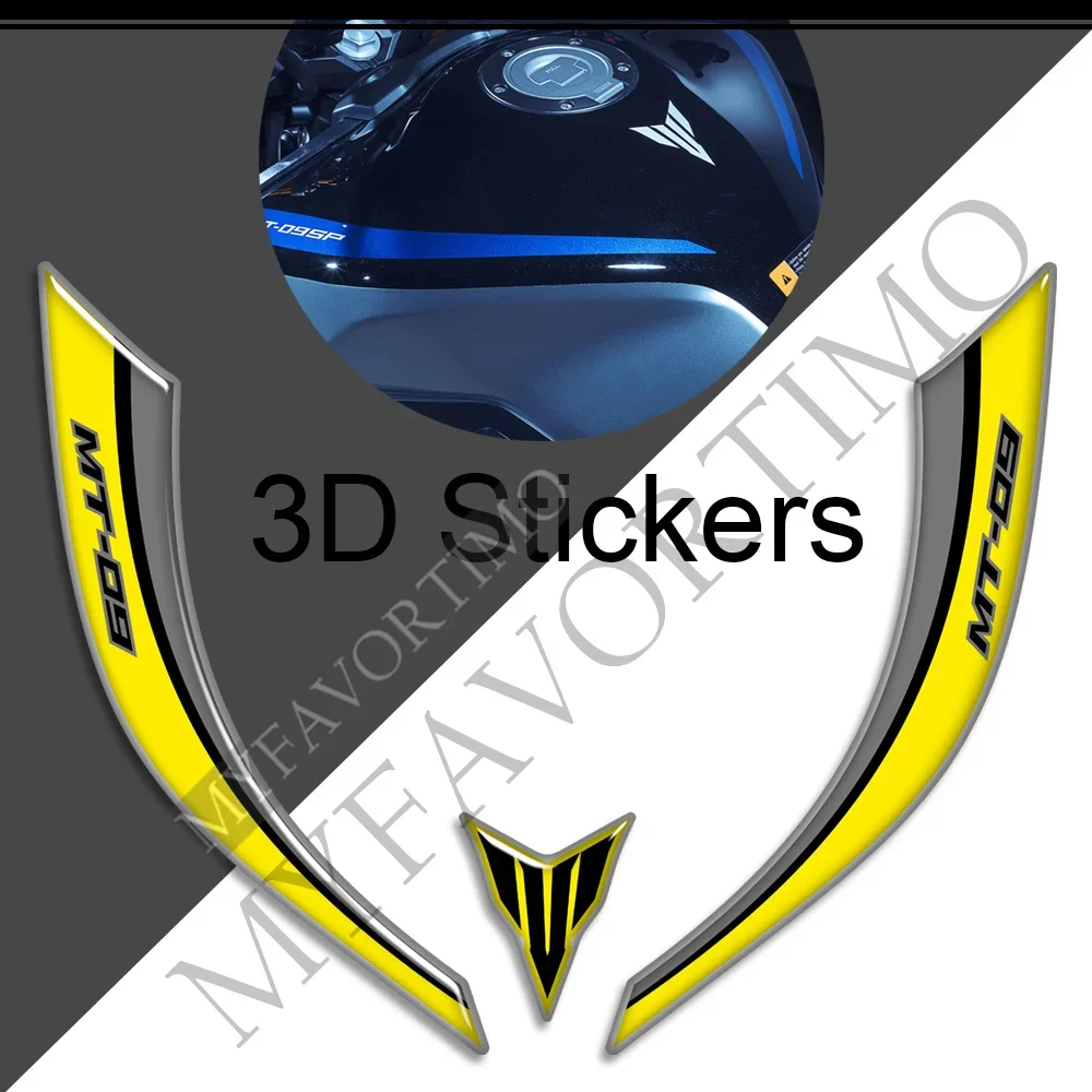 Tank Pad Protector Fairing Knee Decal Fender For Yamaha MT09 MT FZ 09 SP 09SP Motorcycle Stickers 2016-2021