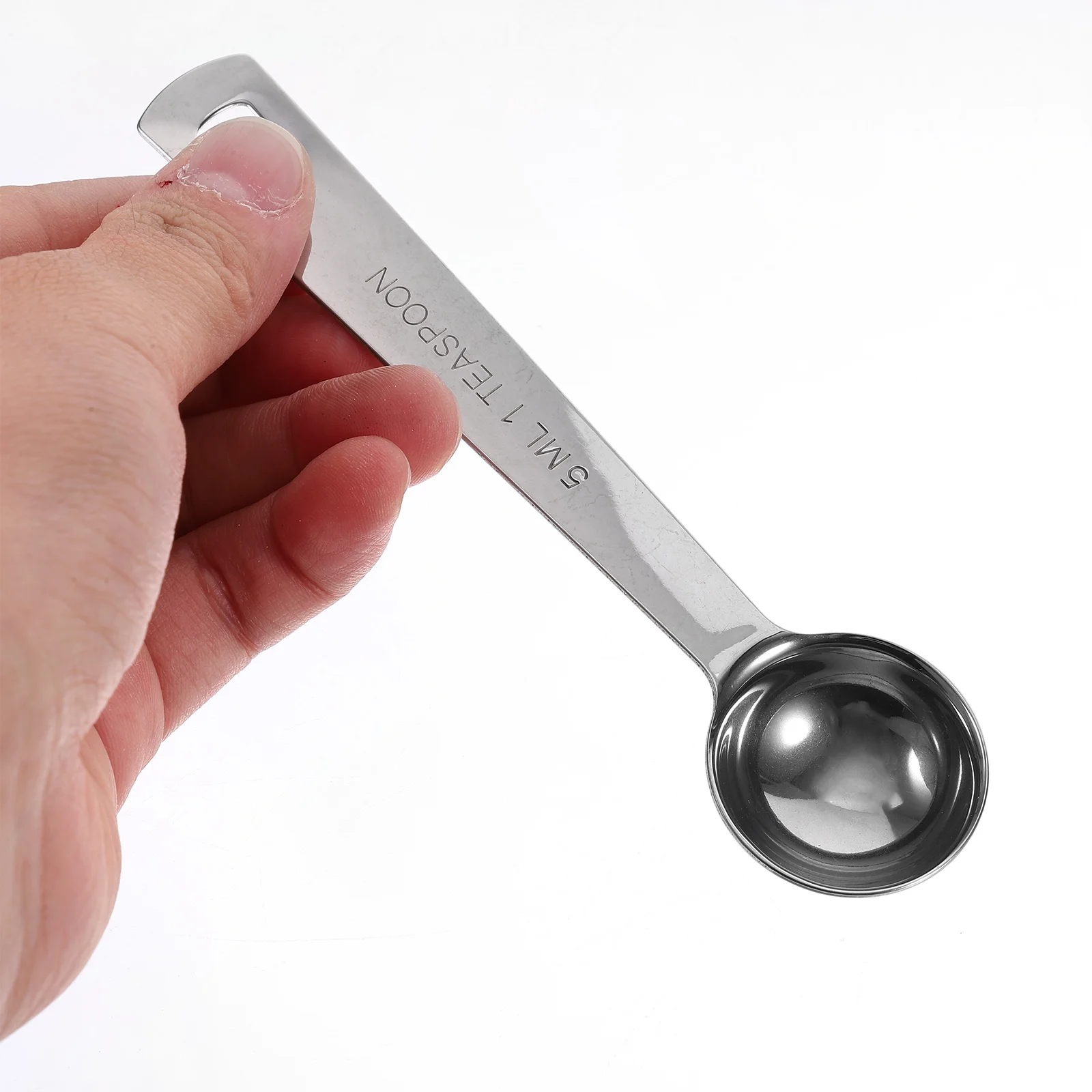 

Stainless Steel Measuring Spoon 5ml Teaspoon Scoop for Kitchen Baking Cooking Seasoning Ingredients Precision Tool