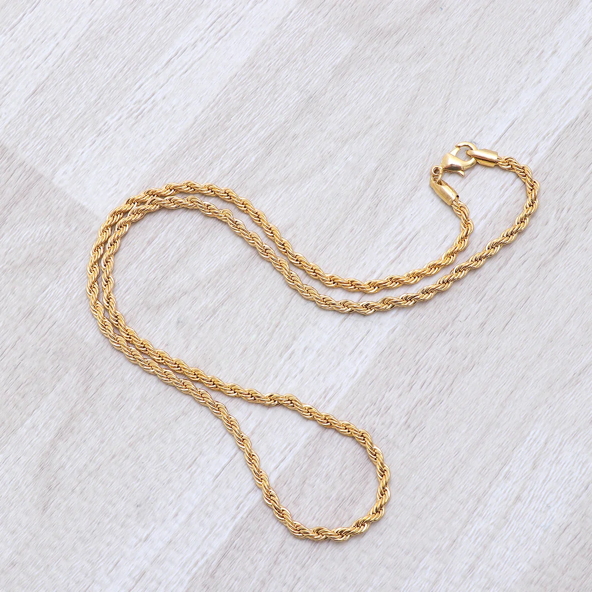

Gold Plated Men's Necklace Swivel Style 24K Gold Snake Shaped Long Copper Chain Perfect Gift for Christmas Valentine's Birthday