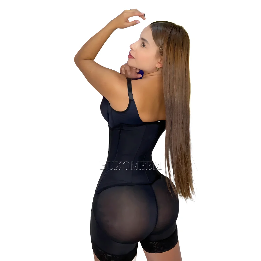 Tuta avvolgente a doppia vita Slim Fit Sexy Shaper per il controllo della pancia Modellante Body avvolgente per la pancia Fajas con petto anteriore