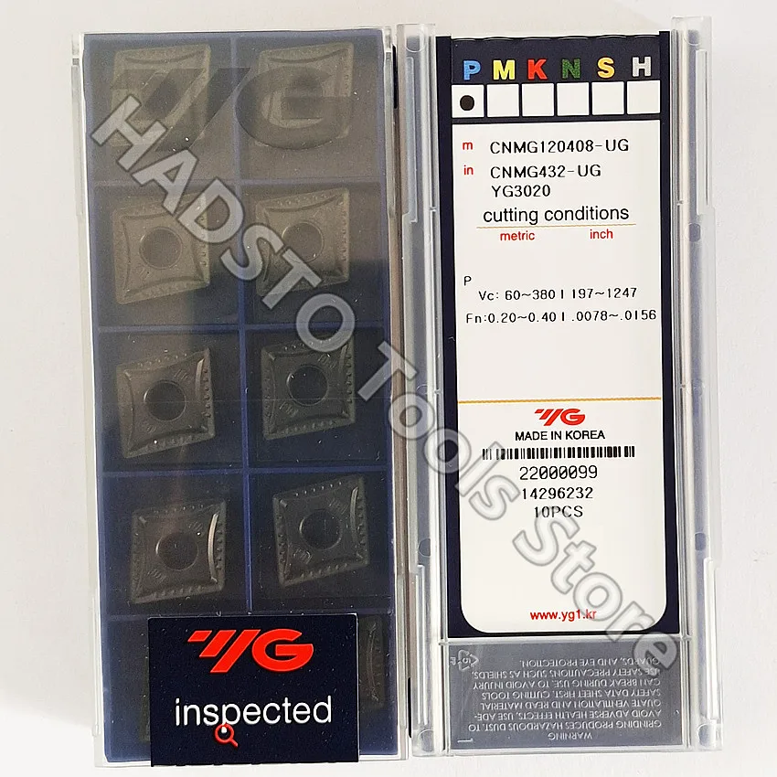 

CNMG120404-UG YG3020/CNMG120408-UG YG3020/CNMG120412-UG YG3020 Original YG CNC carbide insert Turning inserts For Steel P15-P30