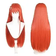 Hazbin Hotel Velvette Cosplay Wig Game Anime Purple Red White Mixed Double Ponytail Heat Resistant Synthetic Hair for Women