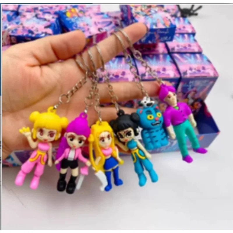 女性グループ向けのブラインドボックス、ファッション玩具、子供用レインボーキーホルダー、小さな人形のブラインドボックス。 ミステリーボックス サプライズボックス ブラインドボックス