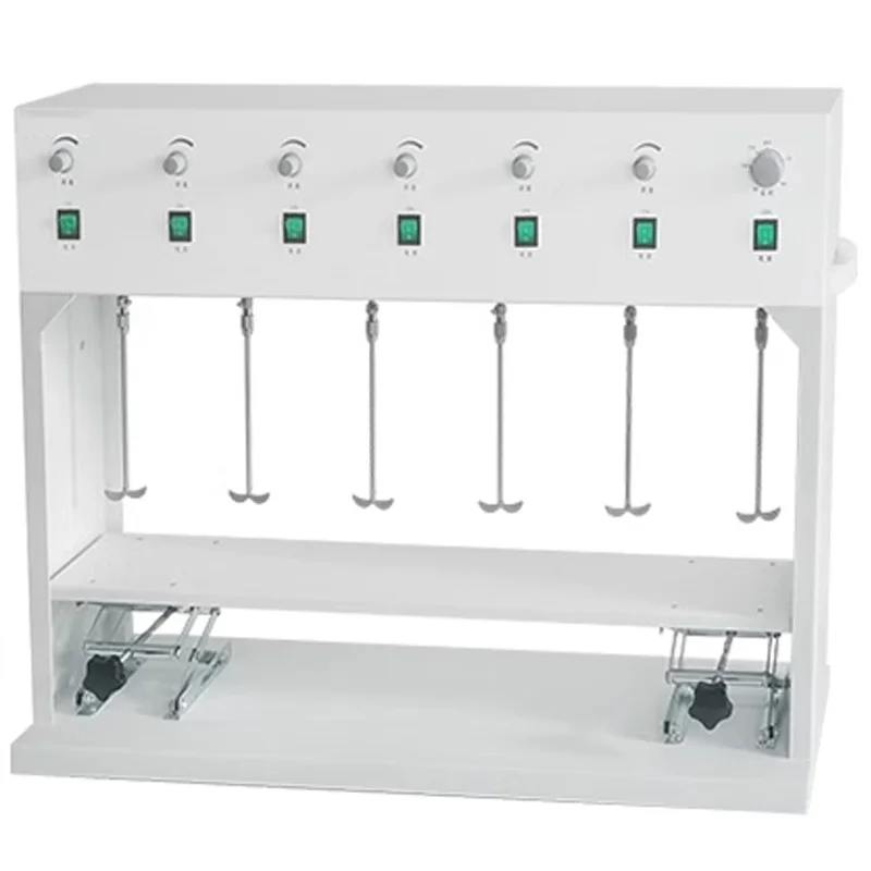 Intelligent digital display small mixer Laboratory adjustable speed timing multi-link asynchronous electric stirrer