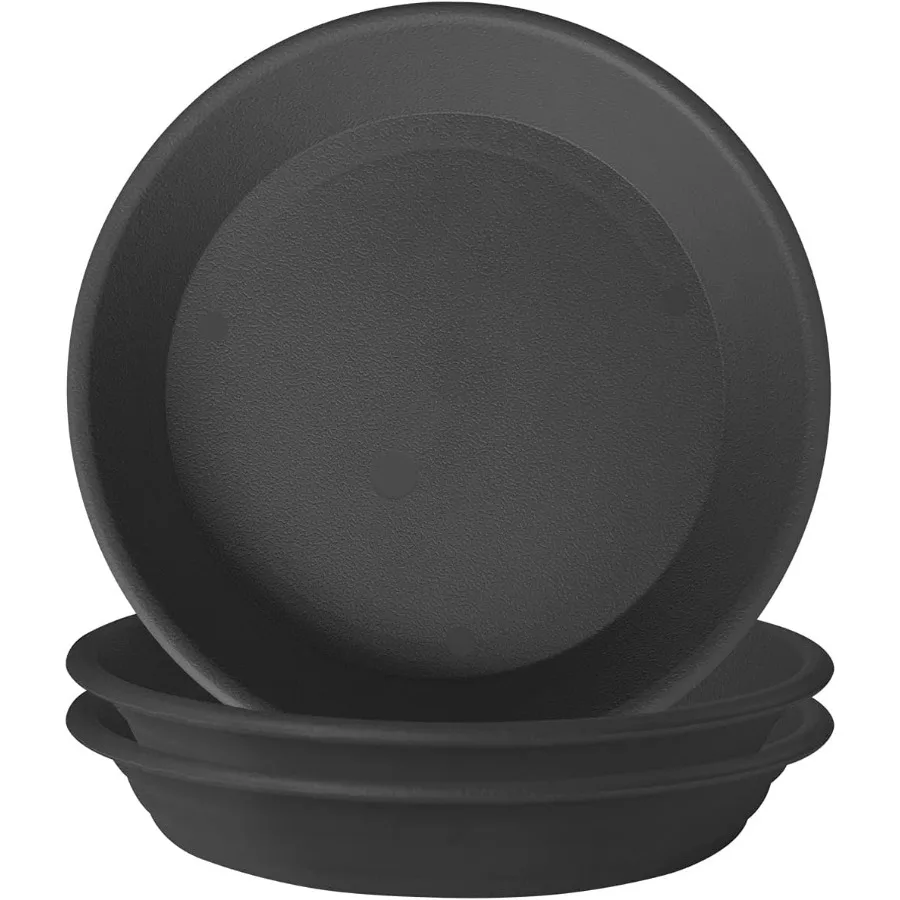 

Plastic Plant Saucer 10 inch 7.7 at Bm Pack of 3 Strong Plant Water Catcher Tray for Indoor Potted Plant Drainage Plate Drip Tr