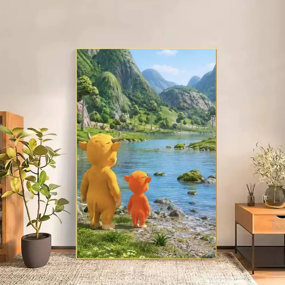 Hilarious Chinese Movie Niu Lai Poster Versatile HD Waterproof Wall Art Self-Adhesive Decor for Any Space Ideal Gift