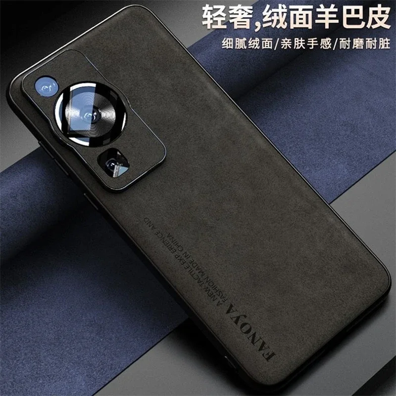 Case For Huawei Nova Y72 Luxury Leather Phone Back Cover For Nova Y 72 Case Camera Protection Shell Silicone Shockproof Bumper