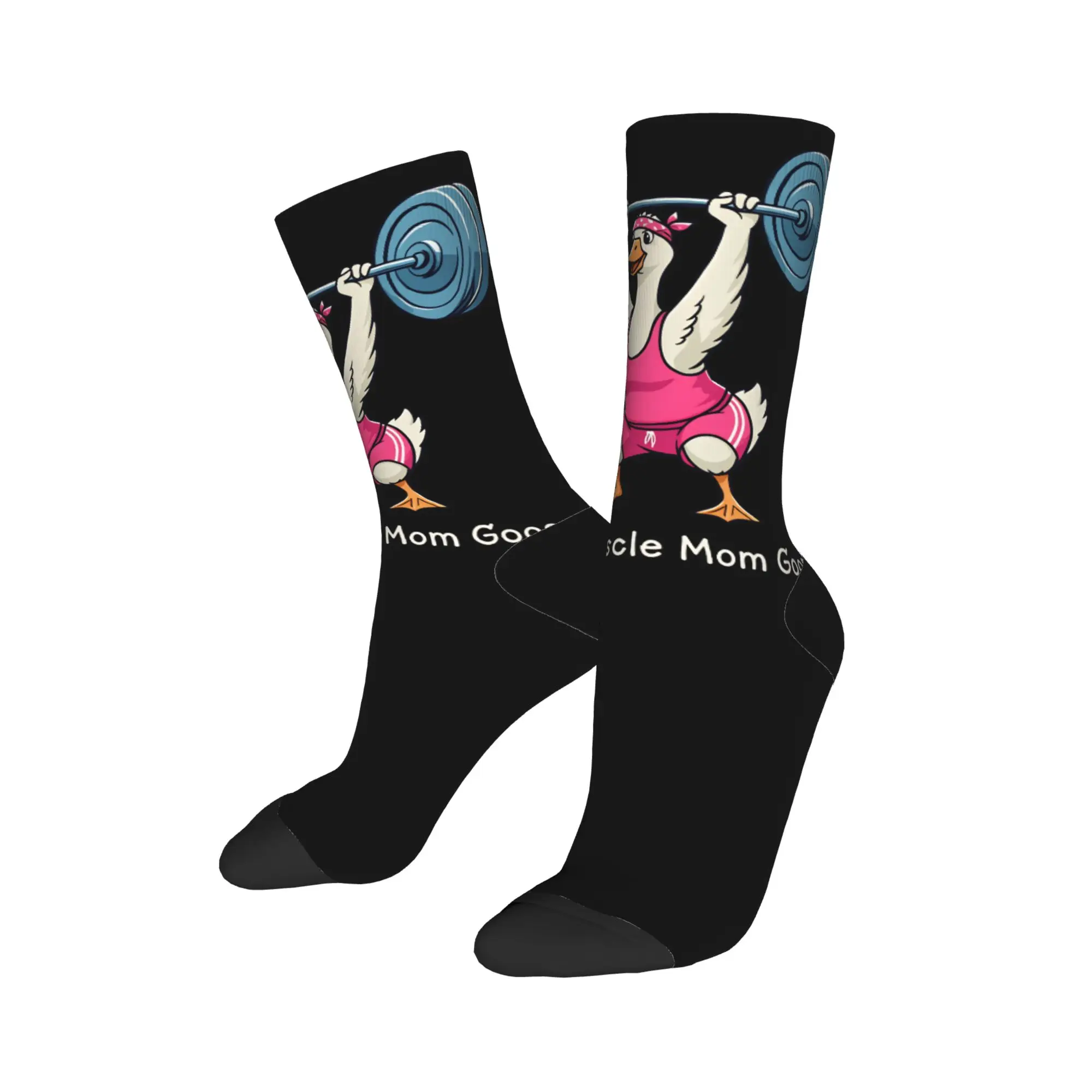 Muscle Mommy Silly Goose Socks  Fashion Stockings Adults Men Warm Soft Climbing Socks Winter Graphic Non Slip Socks