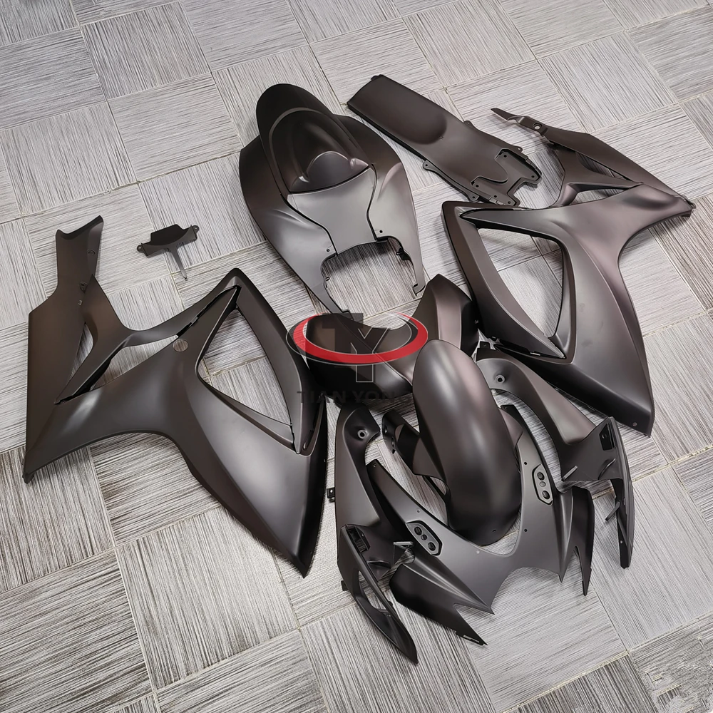 Motorcycle Full Fairing Kit For Suzuki GSXR600 GSXR750 GSXR 600 750 GSX R K6 2006-2007 Bodywork Cowling Matte black