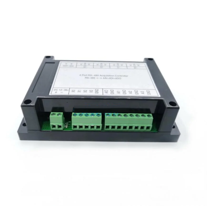 ModbusRTU Módulo Combinação Analógica, Quantidade Aquisição Switch, Entrada e Saída do Relé, 4AI4DI4DO