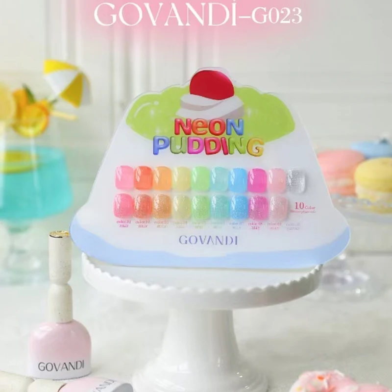 

2025 New Hot Sale 6 Colors 8 Colors 10 Colors Nail Gel Set Fashion HEMA-Free TPO-free Non-Toxic UV Gel for Nail Salon Wholesale