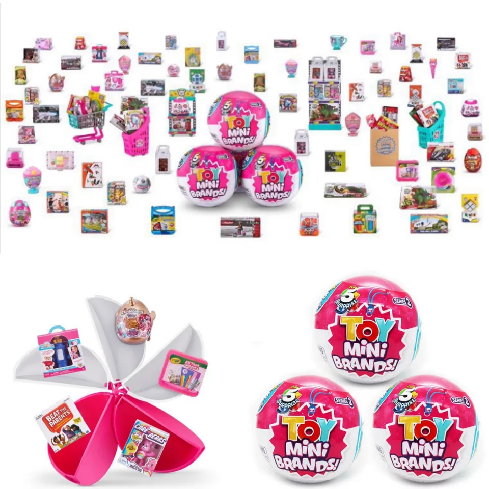 Mini Brands Toy Minis Series 2 Wave 2 - Lot De 2 Capsules Mystère - Jouets Miniatures à Collectionner