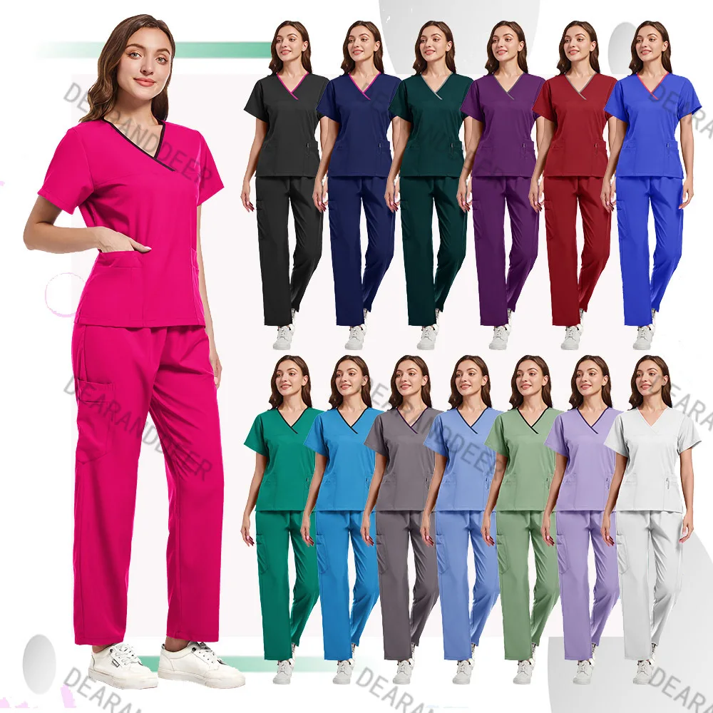 Operating room doctor's surgical work uniform set, medical accessories, women's jogging suit, hospital supplies, wholesale price