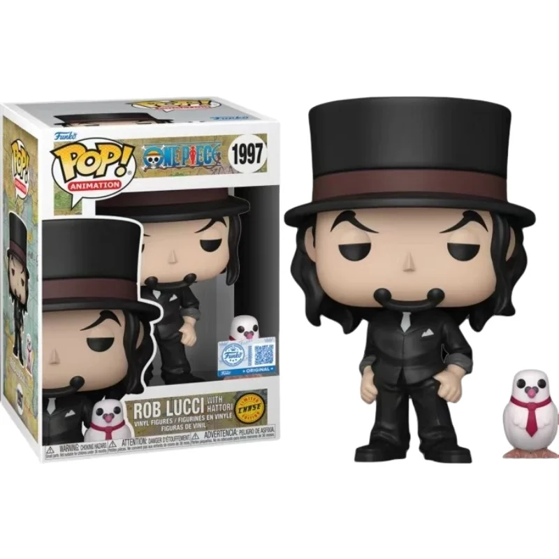 Anime uma peça figura de ação modelo funko pop rob lucci vinil q versão estátua boneca global edição limitada brinquedo colecionável presente