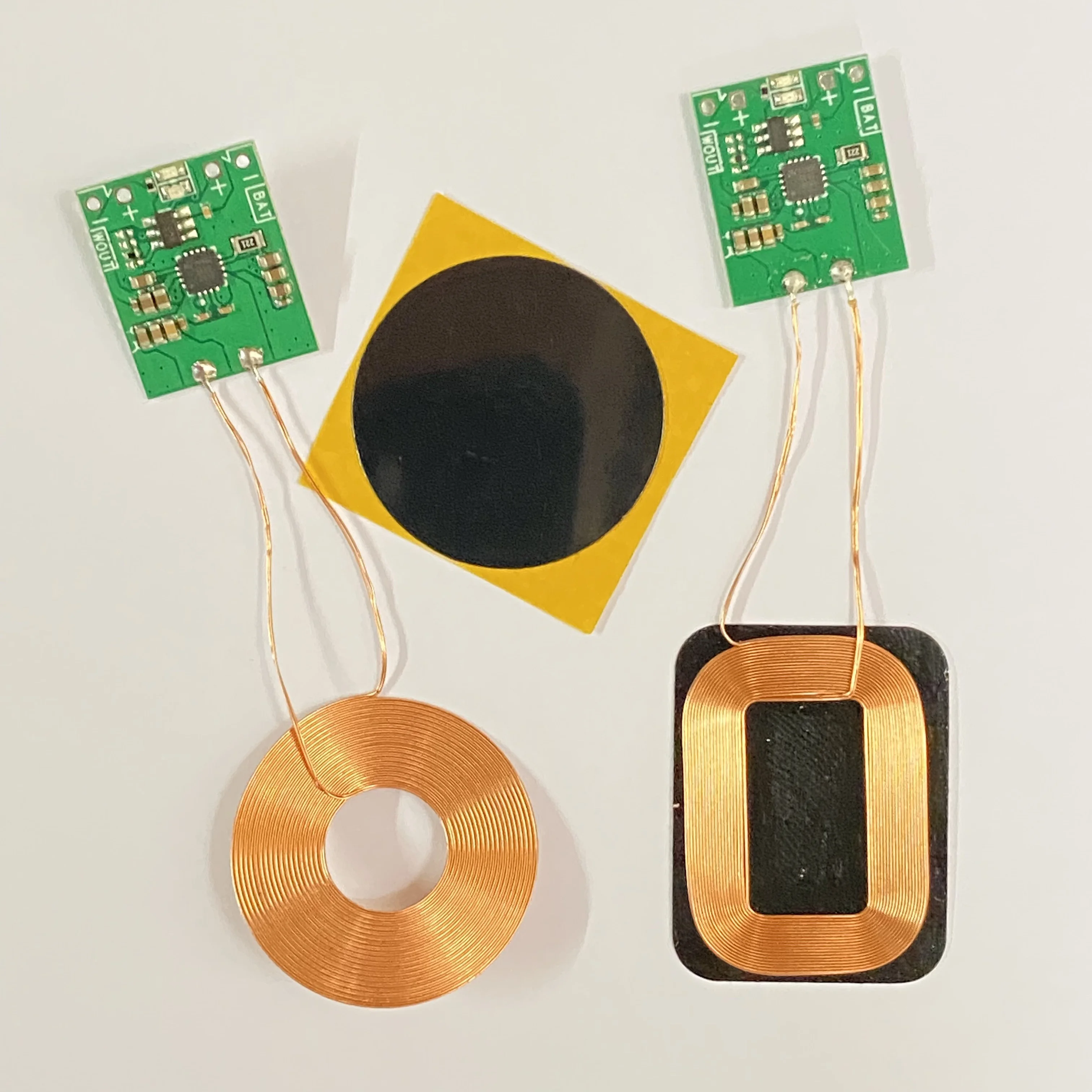 Taidacent 5W Wireless Charger Receiver Qi Standard Wireless Receiver Module 3.7V 4.2V Lithium Battery Charger Receiver Board
