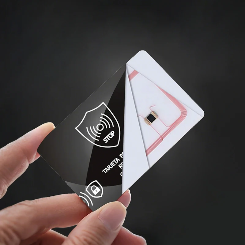 

Защитная пленка для RFID-блокировки сигнала NFC, защита для кредитных карт, кошелек, кошелек, щит, защита блокатора