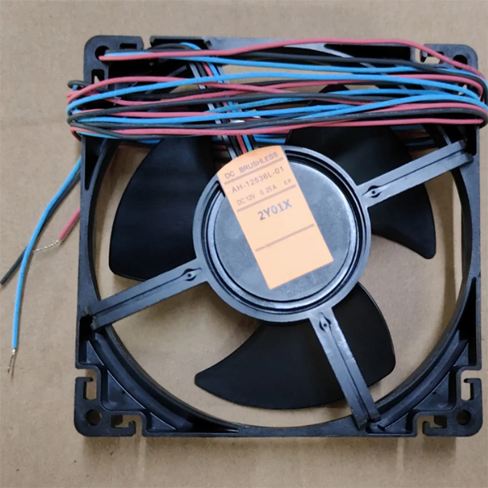 

New AH-12536L-01 Cooling Fan for RF18 20 22 31 34 Refrigerator Fan Motor 12CM 12V 12V 0.25A 12036 Fan Motor Freezer Accessories