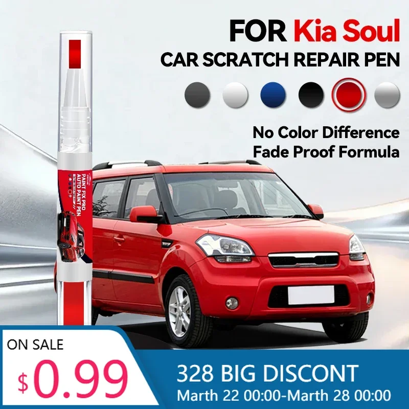 Hot Car Dedicated For KIA Soul 2008-2025 PS BHE SK3 Paint Repair Pen Touch Up Scratch Remover DIY Auto Accessories Black White B