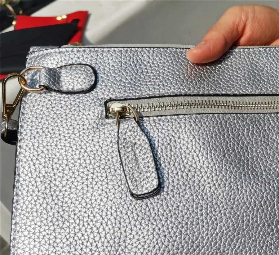 Women PU Leather Handbags Day Clutches Bags Designer Ladies Envelope Evening Party Bags 2022 new lady Clutch purse silver bolsas