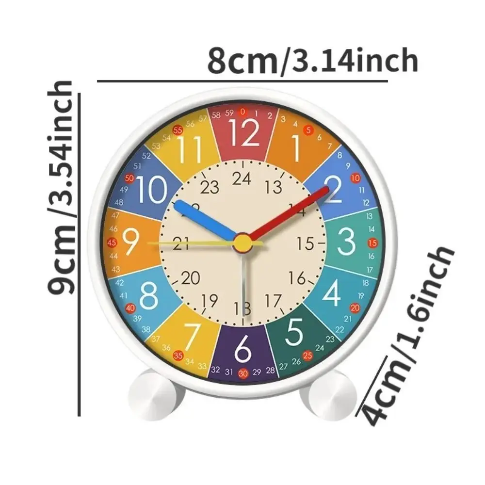 Desktop Decoration Mute Alarm Clock Creative Silent Children Clock Small Learning Clock Children Educational