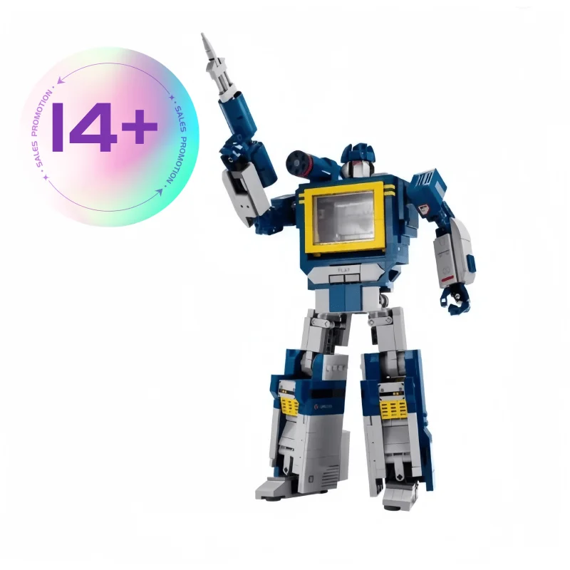 

2026 new interesting 1508pcs home decoration blue modular assembly model robot holiday gift 2026 new adult holiday gift