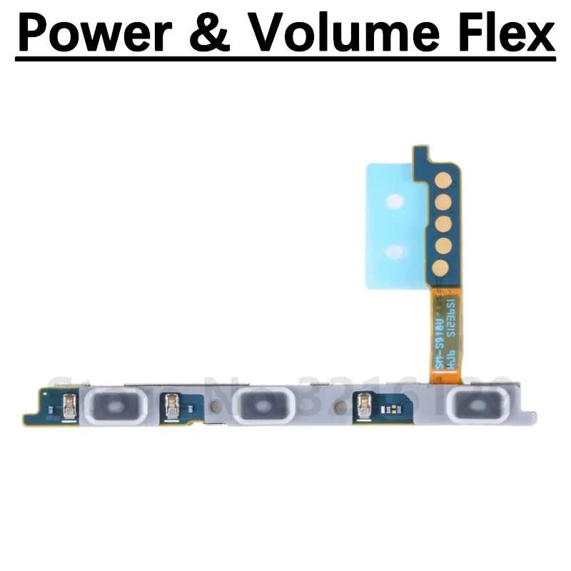 Charging Port Board For Samsung S23 Ultra Loudspeaker Ringer Buzzer Fingerprint Sensor On/Off Volume LCD Motherboard Flex Cable