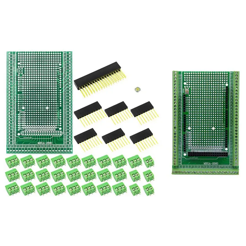 6X Terminal Expansion Board For UNO R3 / MEGA-2560 Terminal Expansion Board Assembly Compatible With MEGA2560 Module