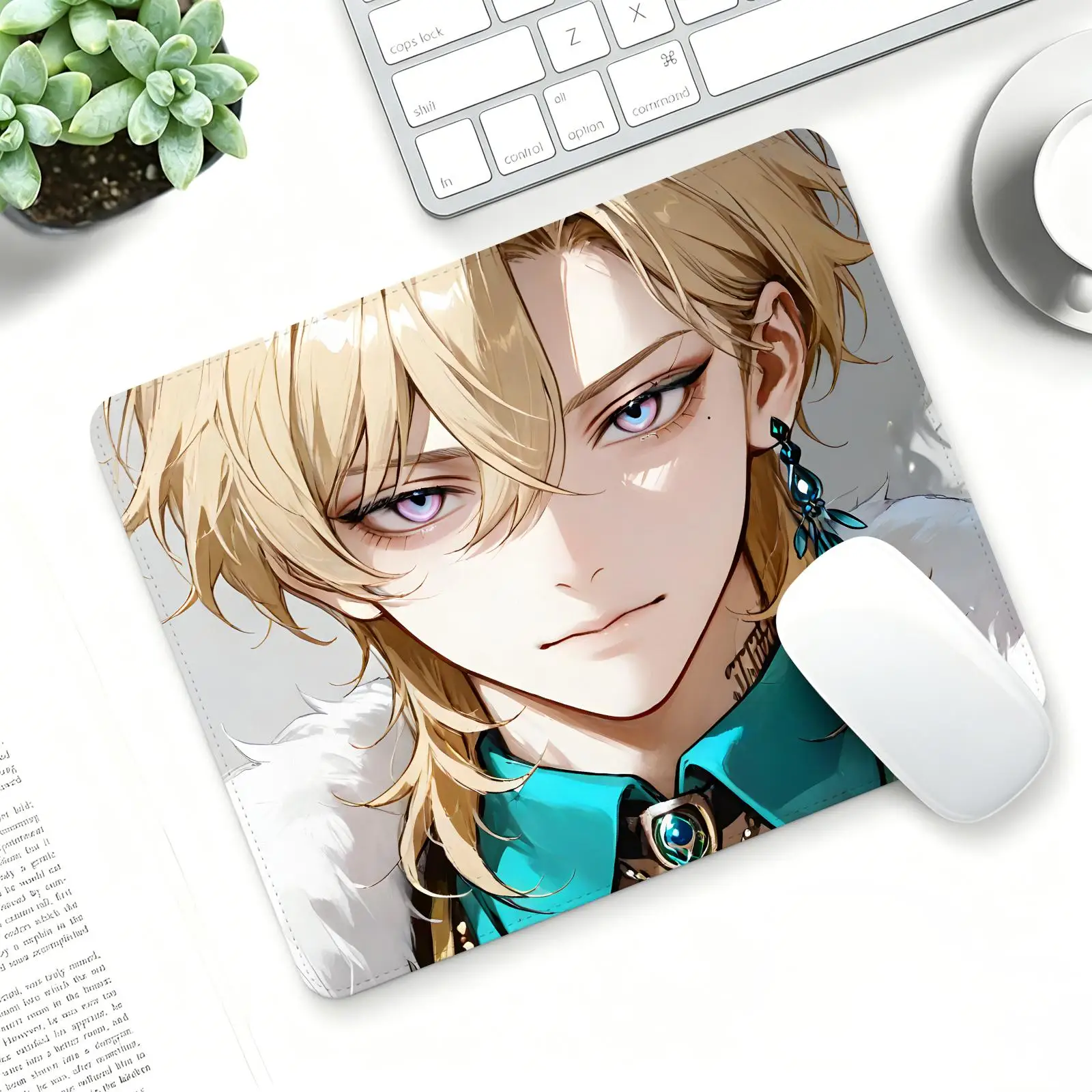Honkai Star Rail Aventurine Waveflair Regular gaming mouse pad Laptop desk mat Stitched edge S/M/L size mouse pad