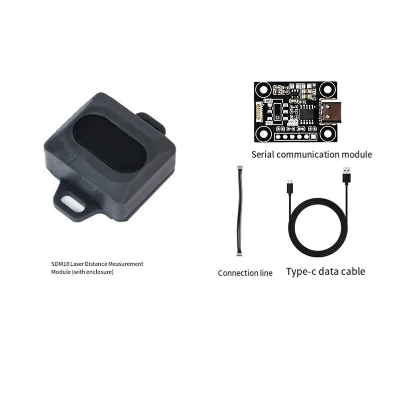 B04C-SDM18 TOF وحدة استشعار مدى الليزر 18 متر مضاد للوهج 60 كيلو لـ ROS لـ ROS2 متوافق