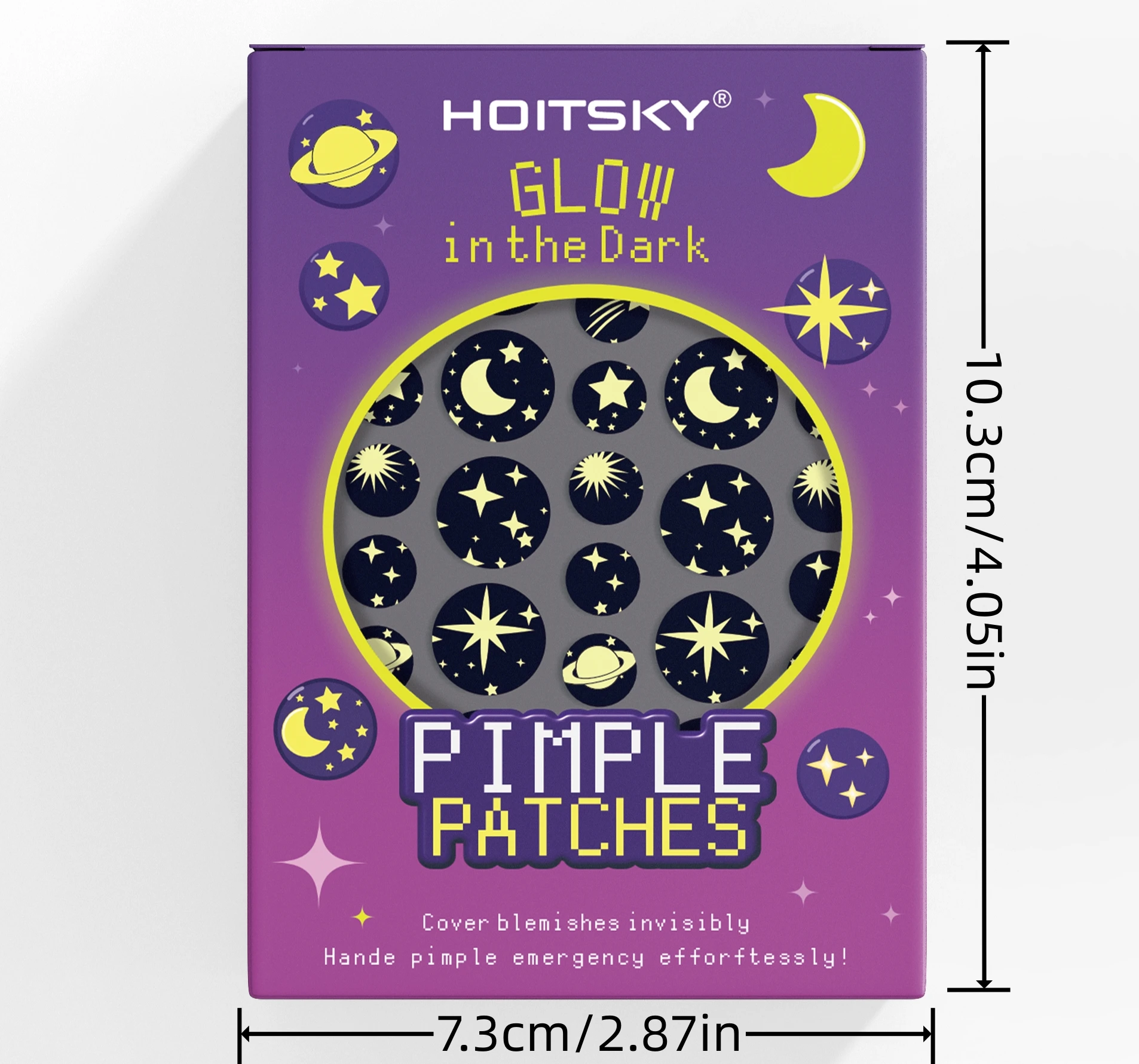 51-piece hydrocolloid acne patches—antimicrobial, absorbent scar repair patches specifically designed for acne treatment.